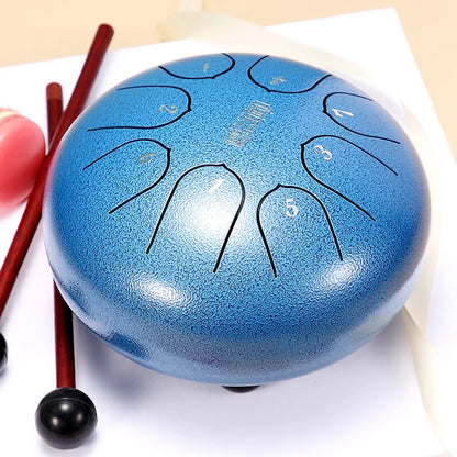 🎁49% OFF 🎵 Buddha Stones Mini Steel Tongue Drum Kit