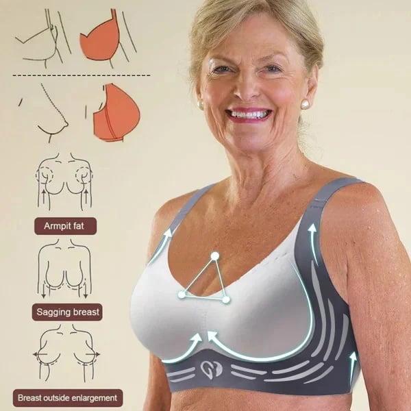 🎁Last Day 49% Off - Super gather bra | Wireless Push-up Bra👍No more sagging breasts