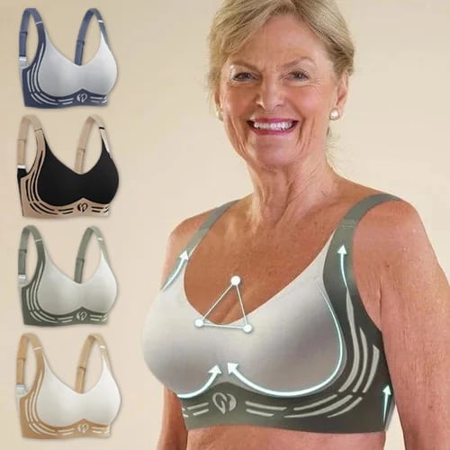 🎁Last Day 49% Off - Super gather bra | Wireless Push-up Bra👍No more sagging breasts