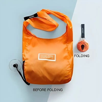 🔥Bolsa de compras portátil con bolsillo para discos: COMPRE 2 Y OBTENGA 1 GRATIS (3PCS)