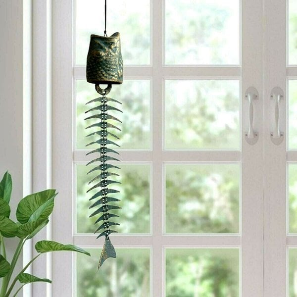 (🔥HOT SALE NOW 49% OFF) - Metal Fish Bone Wind Chimes