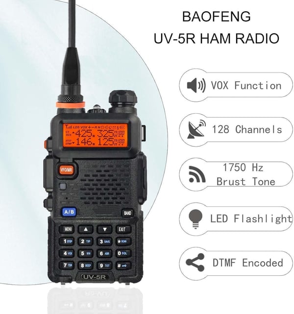 UV-5R Ham Radio Handheld Walkie