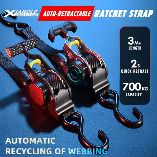 🎉🎉2025New Year Limited Time Sale-49% Discount🎁Retractable Ratchet Straps（🎁Perfect Gift）