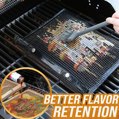 🔥Reusable Non-Stick BBQ Mesh Grilling Bags