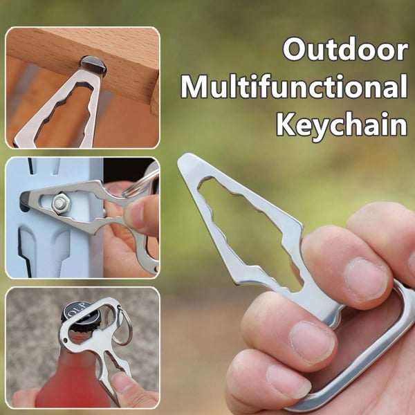 (🎁2024 New Year Hot Sale🎁)(🔥FACTORY OUTLET-49% OFF) Outdoor Multifunctional Keychain