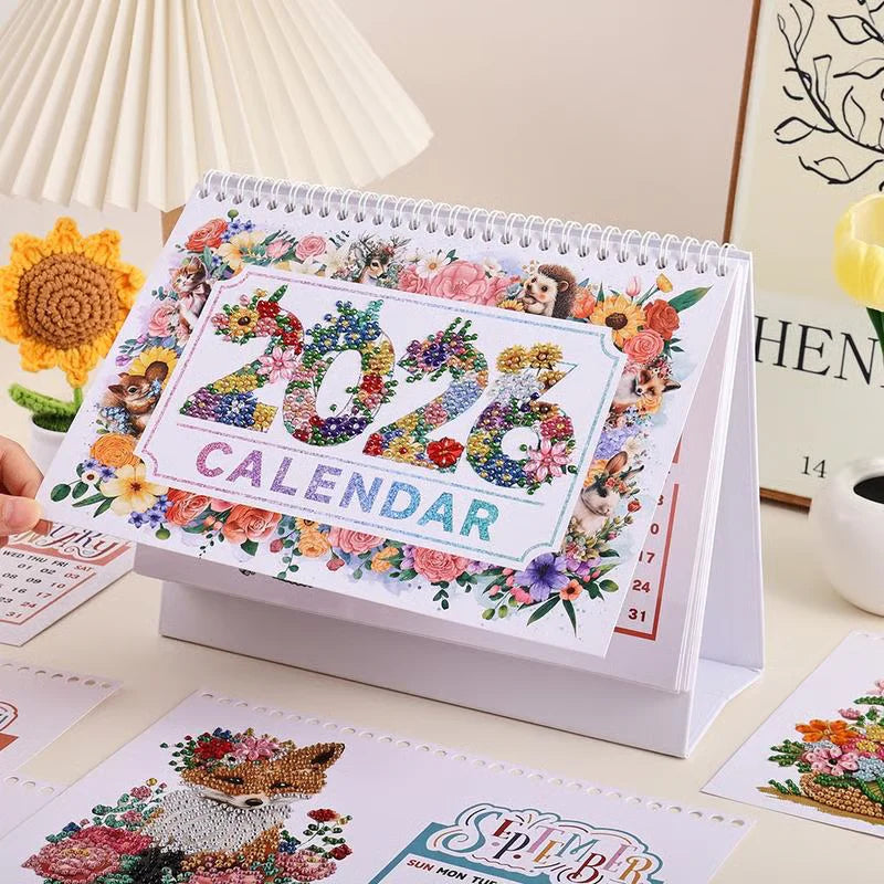 🔥LAST DAY 50% OFF - 💎2026 DIY Diamond Painting Desk Calendar🗓️