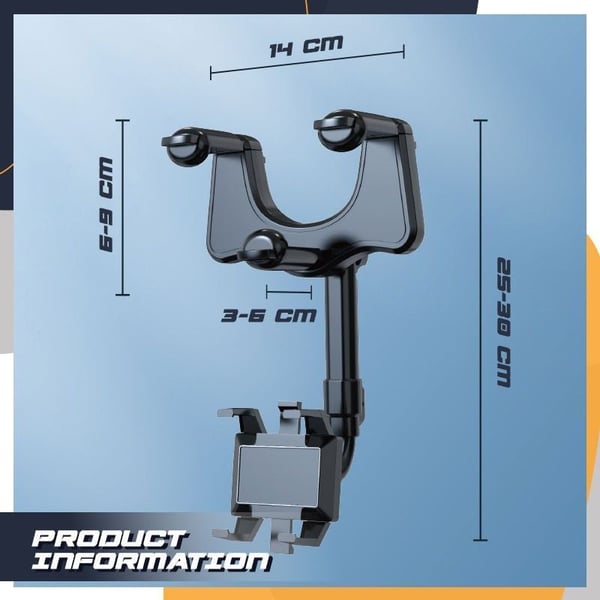 💥Soporte para automóvil giratorio ajustable telescópico de 360 ​​​​°: compre 2 envío gratis