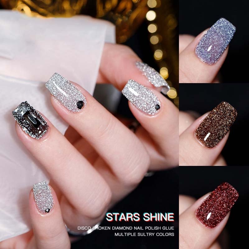 (2024 New Arrival ) High Density Glitter Nail Gel Polish