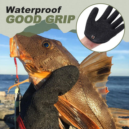 Guantes de pesca antideslizantes para proteger la mano