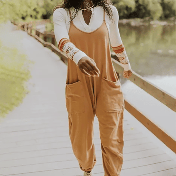 LAST DAY 70% OFF🔥Wide Leg Jumpsuit with Pockets