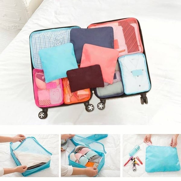 🎁Cubes d'emballage de bagages portables - 6 pièces ✈ Achetez-en 3, livraison gratuite🚗 