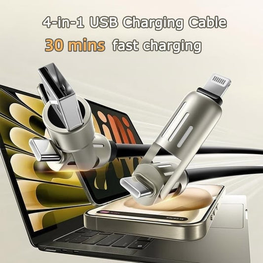 4-in-1 USB Charging Cable fast charging MAX 240W