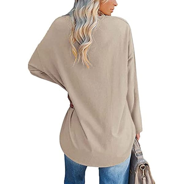 💋Women's loose long sleeve fashion V-neck knit top (Buy 2 Free Shipping)