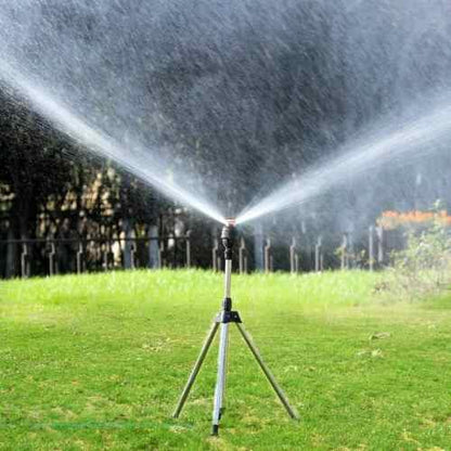 360 Degree Auto- rotation Garden Tripod Sprinkler PRO