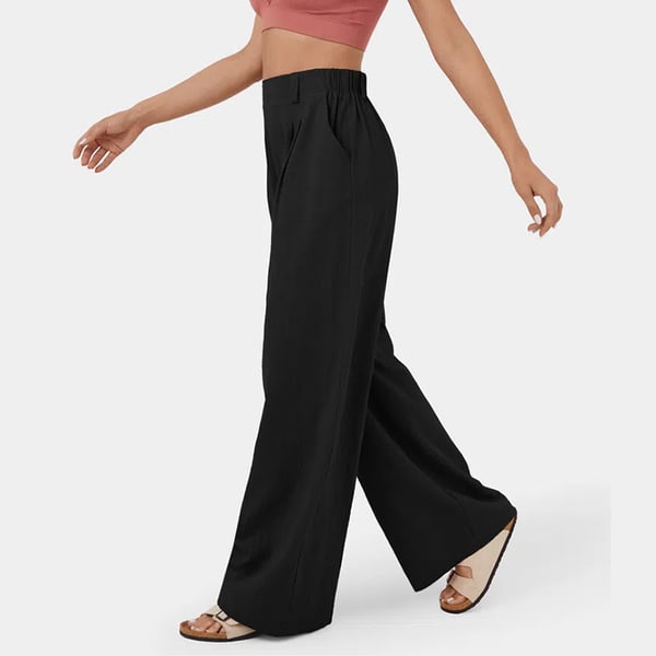 🔥 High Waisted Plicated Side Pocket Wide Leg Pants（🔥Buy 2 Free Shipping🔥）