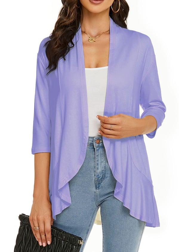 Women's Casual Lightweight Open Front Cardigans (Buy 2 free shipping)