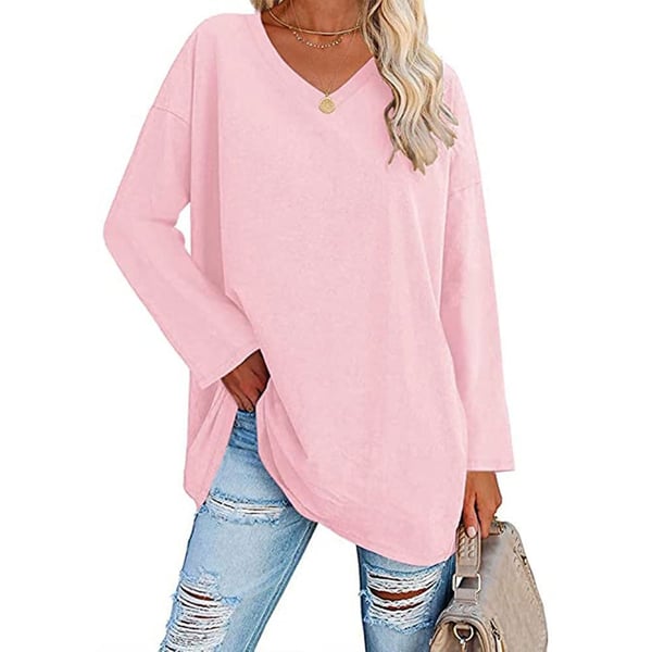 💋Women's loose long sleeve fashion V-neck knit top (Buy 2 Free Shipping)