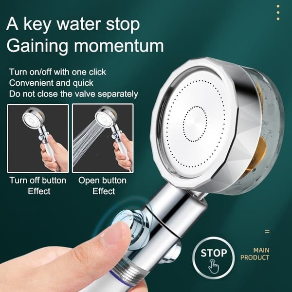 (🎁Vente chaude 2024🎁) Douche haute pression rotative à 360° à débit économe en eau