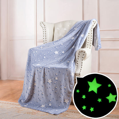 Hurry up! Sale Ends in 01:57:36.3 😊Double Sided Flannel Luminous Blanket-🔥