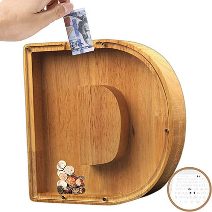 🔥Hot Christmas Sale🔥 Wooden Piggy Bank