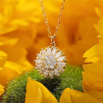 🔥Spécial Fête des Mères -75 %🔥-💓 Collier Fidget Tournesol à ma petite-fille💓