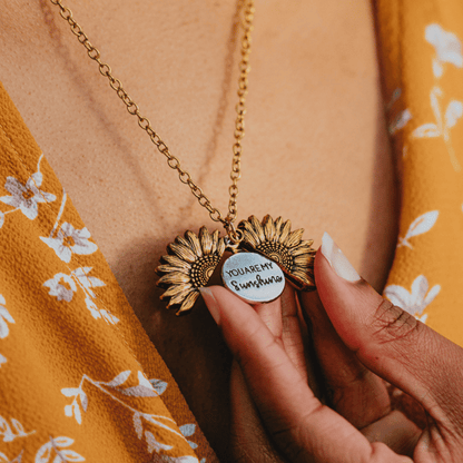 Last Day 75% OFF - 🔥🌞"You Are My Sunshine" Sunflower Necklace🌻