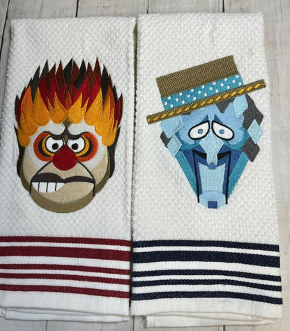 (🎄Early Christmas Sale - 49% OFF) Heat Miser Snow Miser Christmas Towel