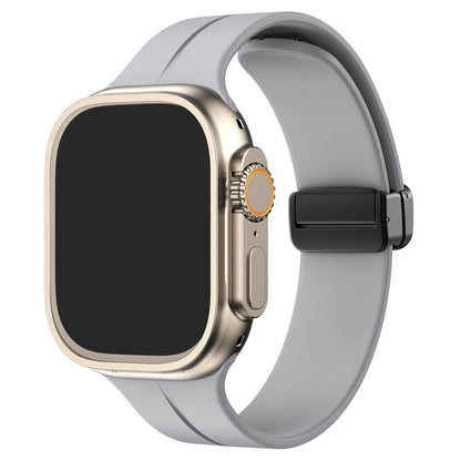 🔥Last Day Promotion 70%OFF - Silicone Magnetic Folding Band For iPhone Watch Ultra Series 8 7 6 5 4 3 2 1 SE⭐