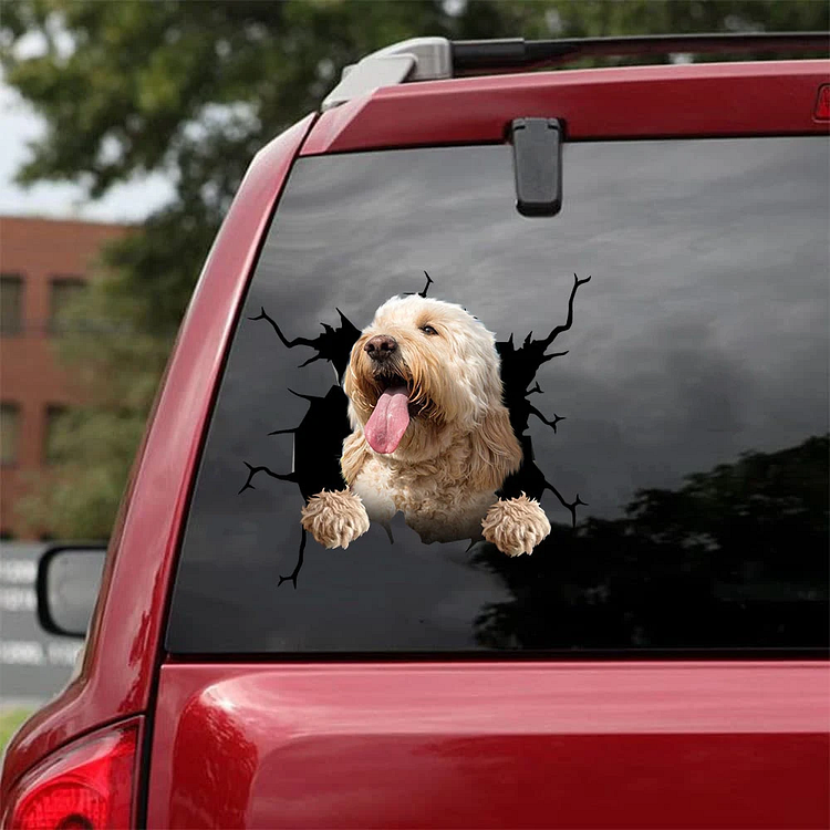 ES08 Pegatinas para coche GoldenDoodle