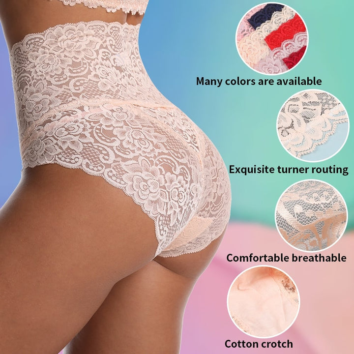 🔥VENTE CHAUDE🔥Culotte sexy taille haute en dentelle de qualité supérieure 