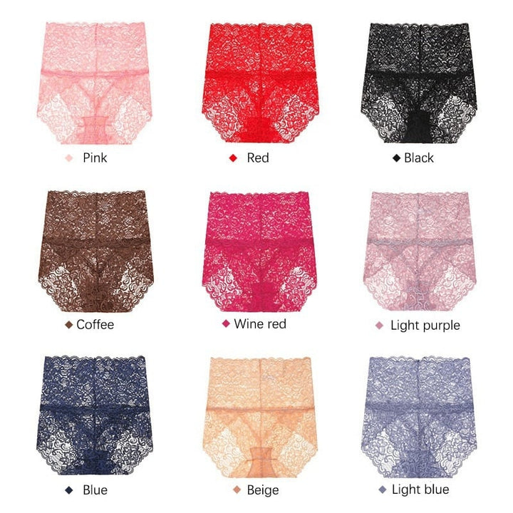 🔥VENTE CHAUDE🔥Culotte sexy taille haute en dentelle de qualité supérieure 