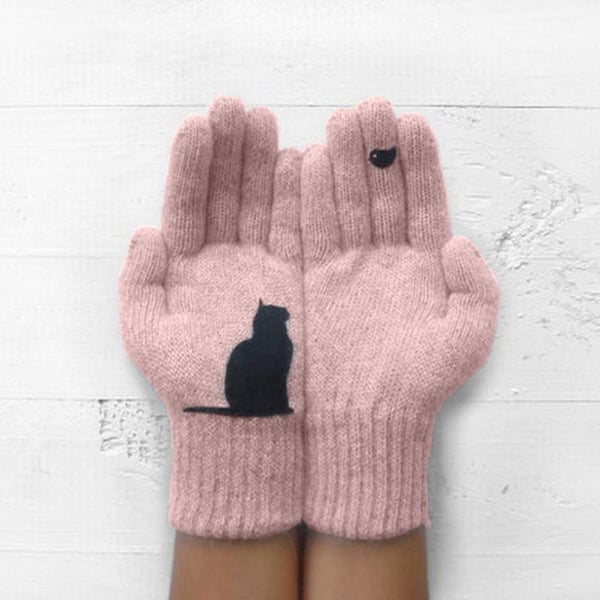 Gants en coton éventail de chats 