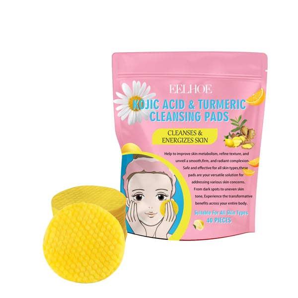 🏆#1 Bestselling🏆 Turmeric Kojic Acid Cleansing Pads