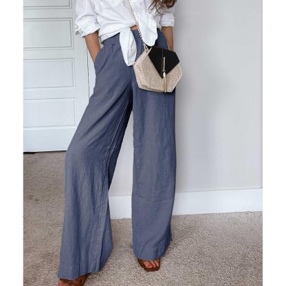 🔥 Women's Cotton and Linen Wide Leg Pants (Buy 2 Free Shipping) 🔥