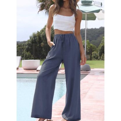 🔥 Women's Cotton and Linen Wide Leg Pants (Buy 2 Free Shipping) 🔥