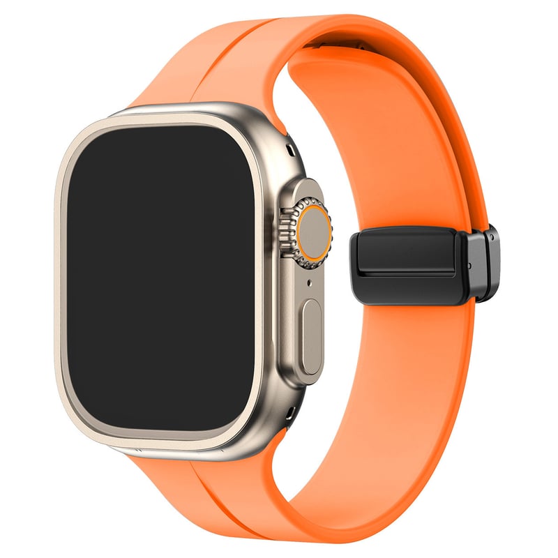 🔥 Promoción del último día 70% de descuento - Correa plegable magnética de silicona para iPhone Watch Ultra Series 8 7 6 5 4 3 2 1 SE⭐ 