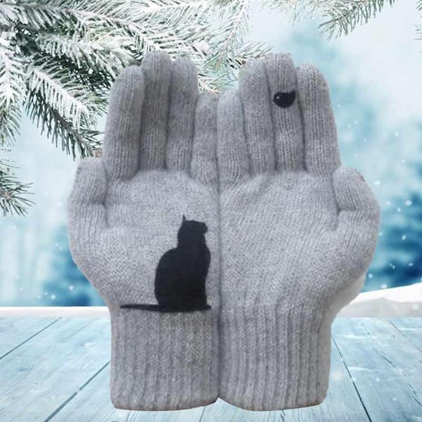 Gants en coton éventail de chats 