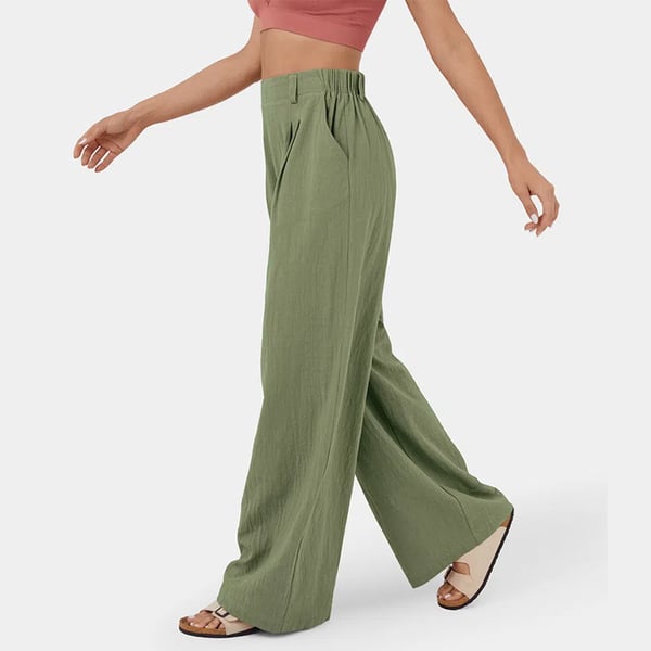 🔥 High Waisted Plicated Side Pocket Wide Leg Pants（🔥Buy 2 Free Shipping🔥）