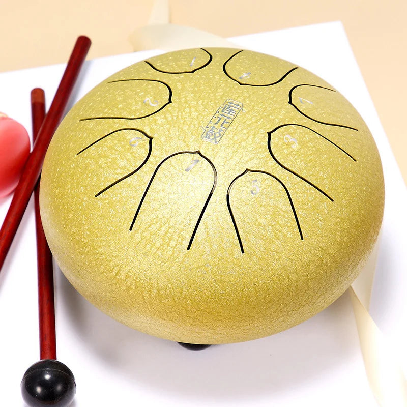 🎁49% OFF 🎵 Buddha Stones Mini Steel Tongue Drum Kit