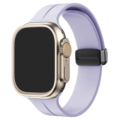 🔥 Promoción del último día 70% de descuento - Correa plegable magnética de silicona para iPhone Watch Ultra Series 8 7 6 5 4 3 2 1 SE⭐ 