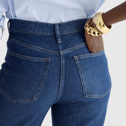 Tummy Control Tall Wide Leg Denim Trouser