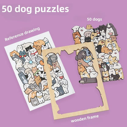 🐱Animal Wooden Puzzle