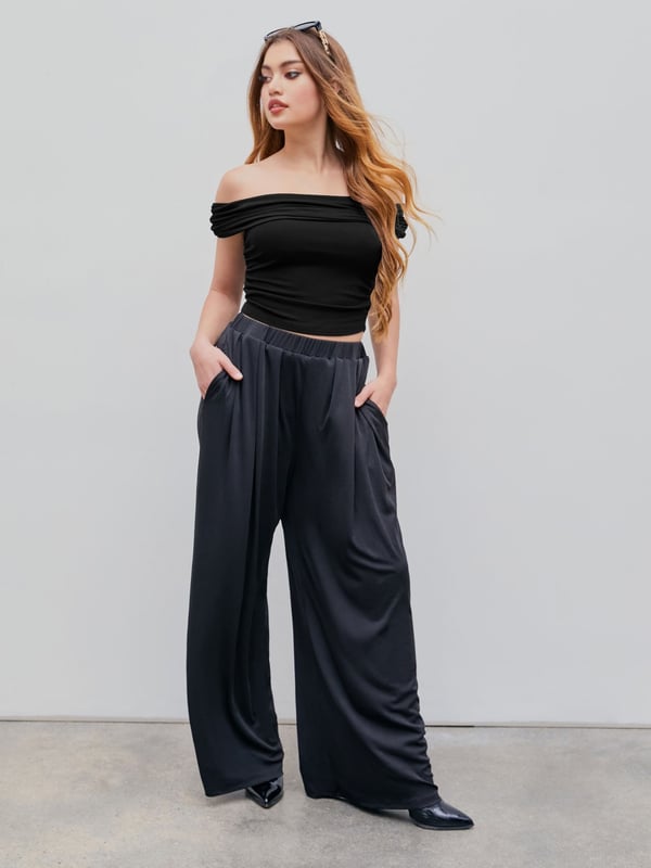 High Elastic Wide Leg Pants (Buy 2 Free Shipping)