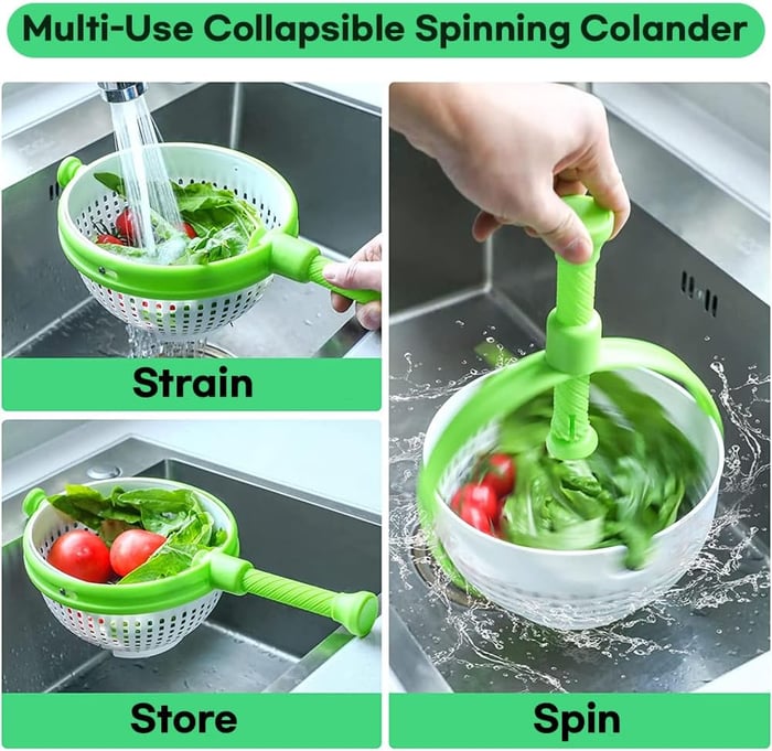 🥗Rotating drain basket