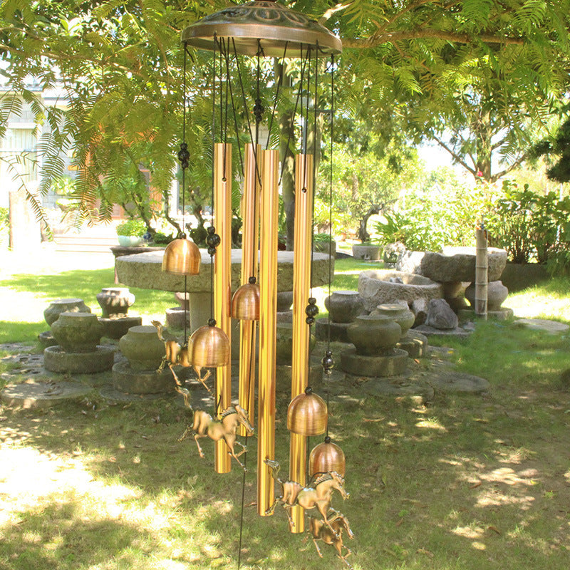 🎐Pure hand-made Copper Horse wind chimes(𝐁𝐮𝐲 𝟐 𝐅𝐫𝐞𝐞 𝐒𝐡𝐢𝐩𝐩𝐢𝐧𝐠)