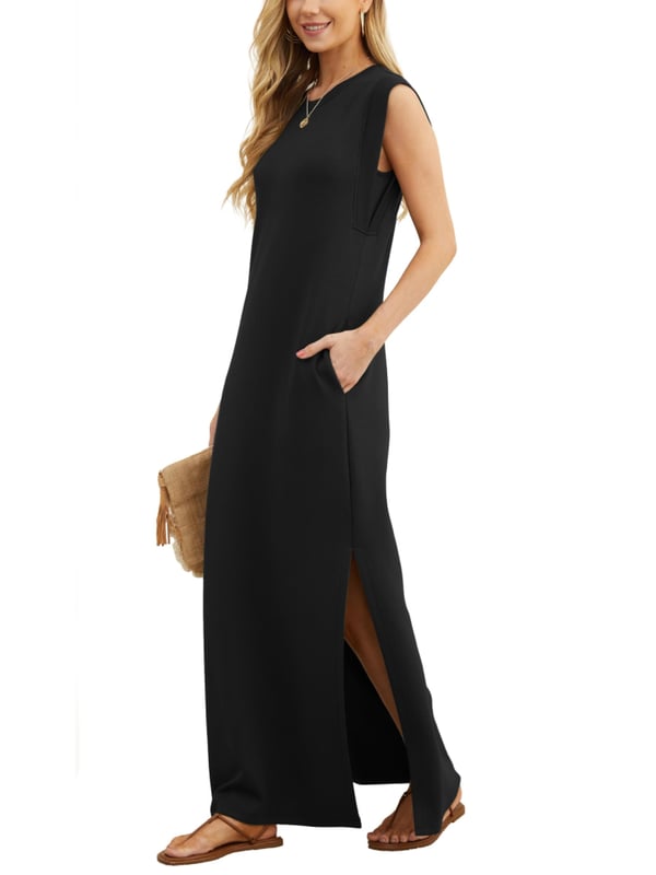 🔥Casual Loose Split Wrinkle-Free Dress (Buy 2 Free Shipping)