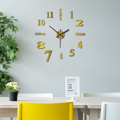 🔥Last Day Promotion 49%OFF🔥 3D Wall Decal Decorative Clock