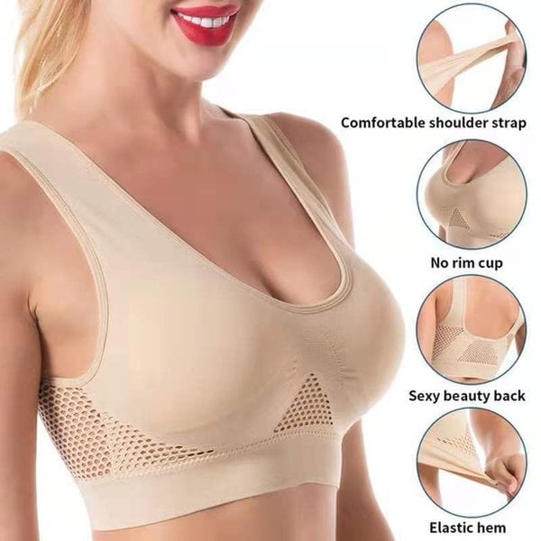 BUY 1 GET 2 FREE(Please add 3 pcs to cart)--Breathable Cool Liftup Air Bras