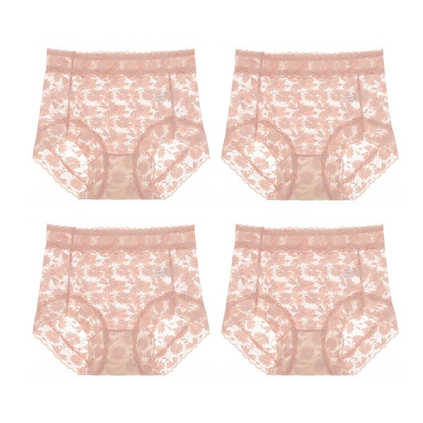 Payez 1, obtenez 3 🌷Culotte sexy sans couture en dentelle fine et soie. 