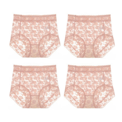 Payez 1, obtenez 3 🌷Culotte sexy sans couture en dentelle fine et soie. 